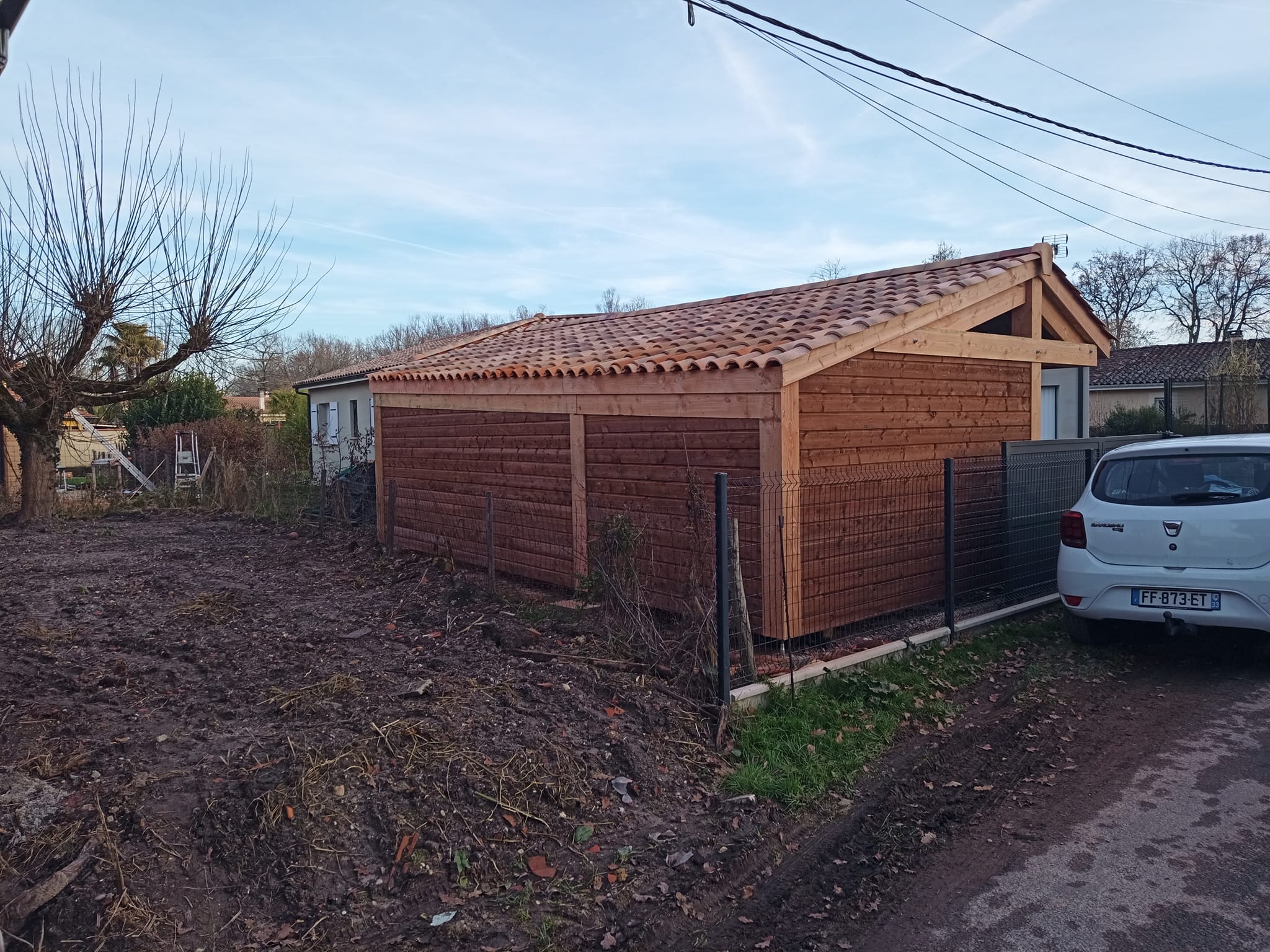 Carport en douglas